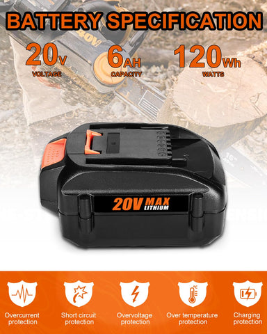 Compact Bakipante battery designed to fit Worx tools easily.