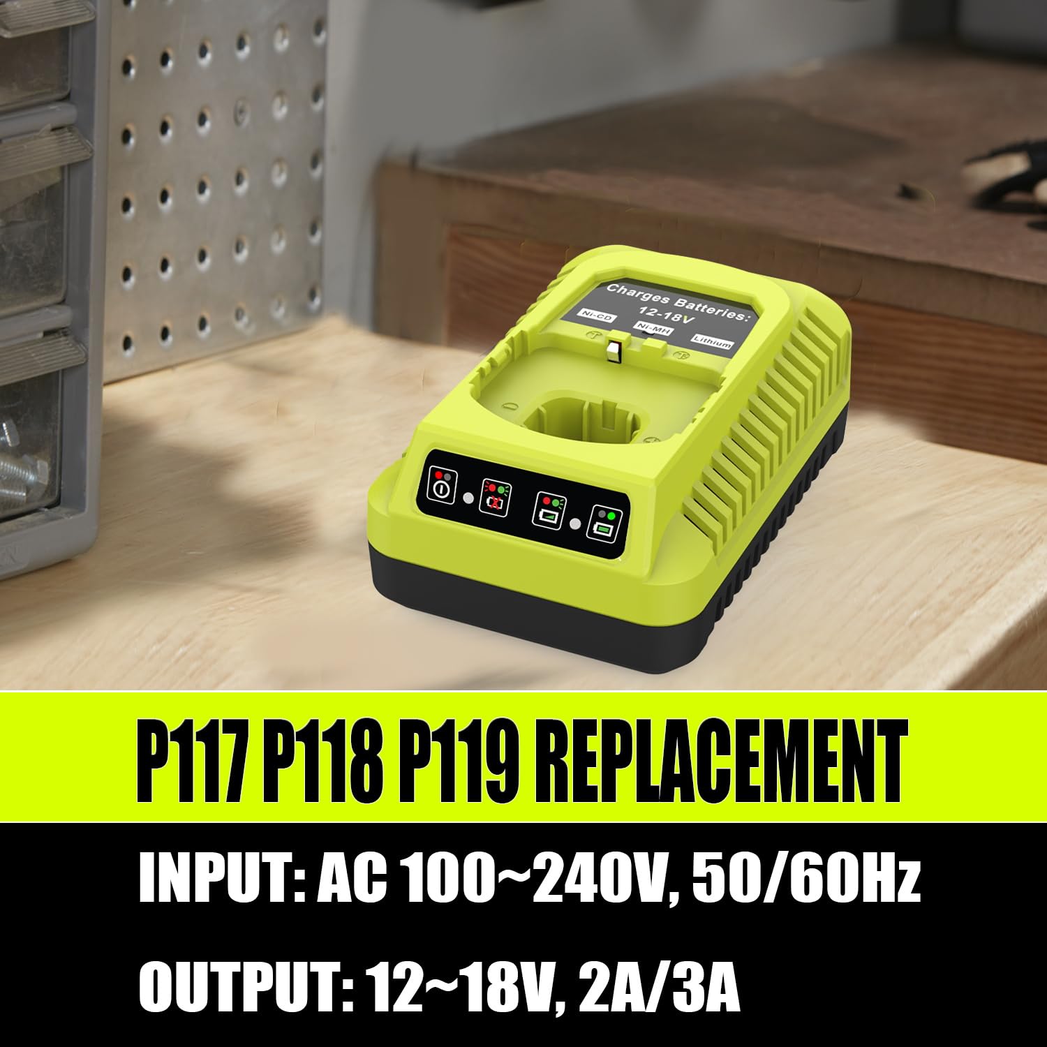 Bakipante compact and tidy charging dock ideal for workshops.