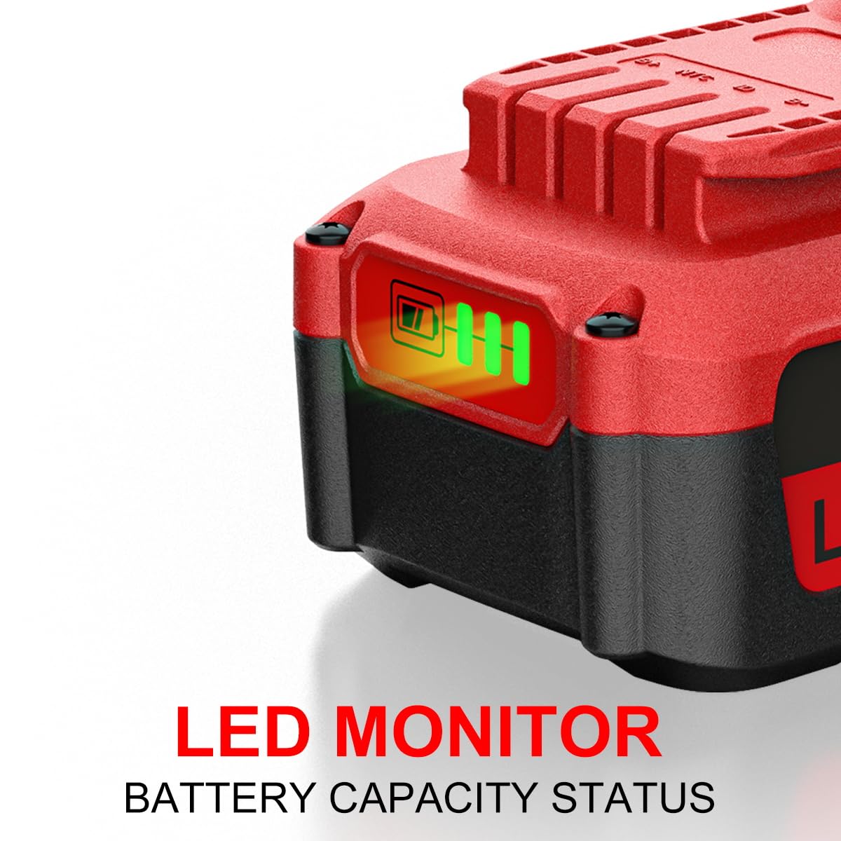 Bakipante two-pack batteries ready for Craftsman V20 tools.