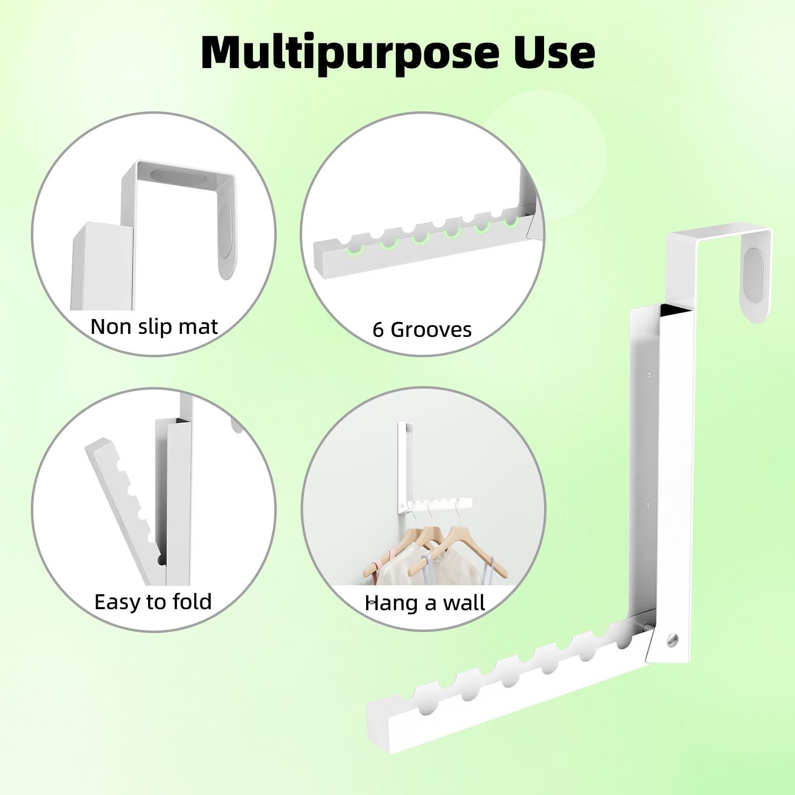 BAKON foldable door hanger ideal for compact spaces