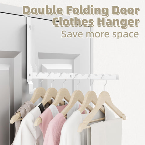 Full 11-slot capacity when fully unfolded supports multiple garments.