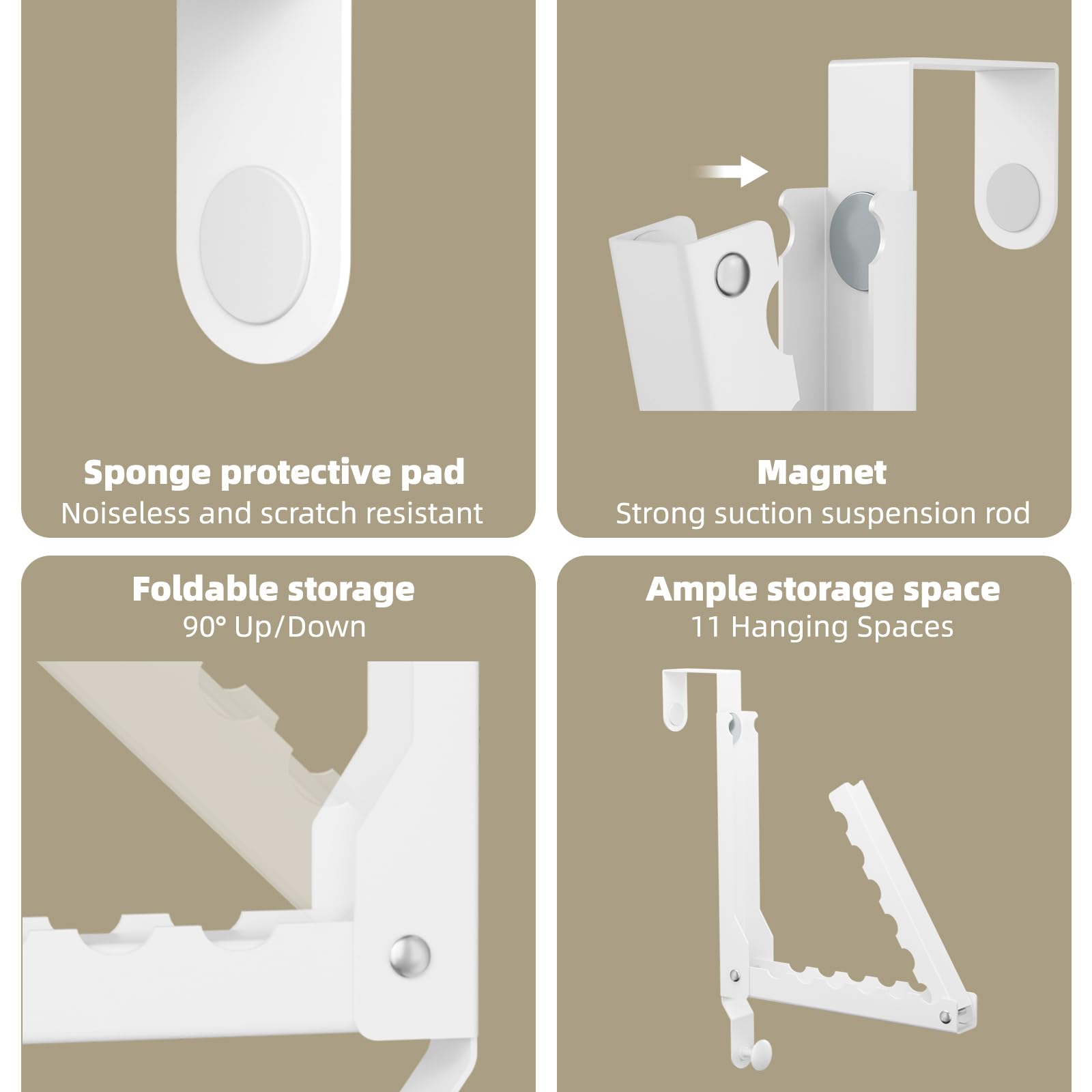 Half-unfolded design with 6 slots ideal for small spaces.