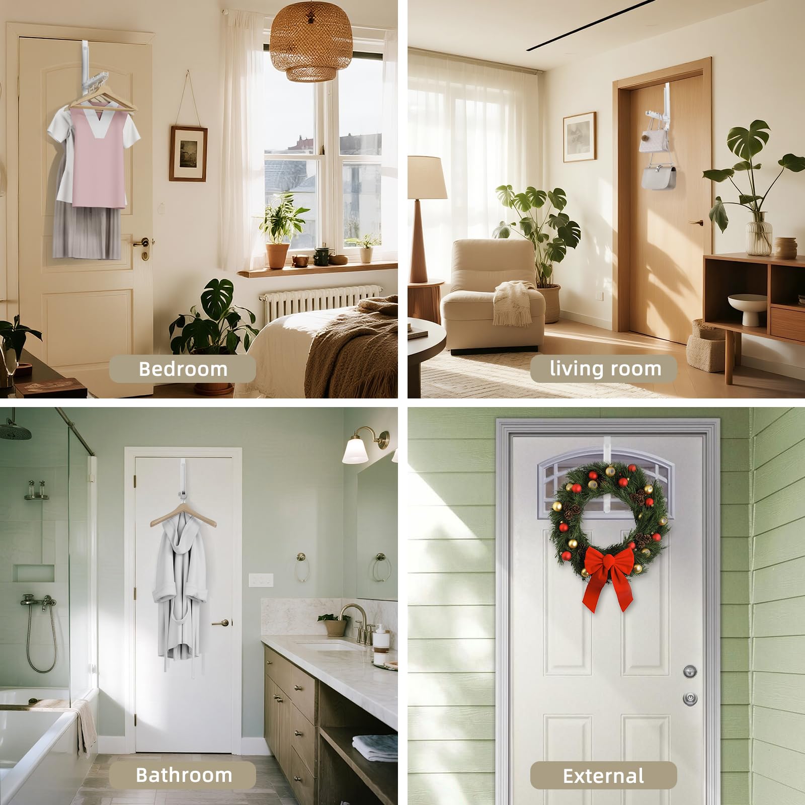 Perfect for dorm rooms, bathrooms, bedrooms, and laundry areas.