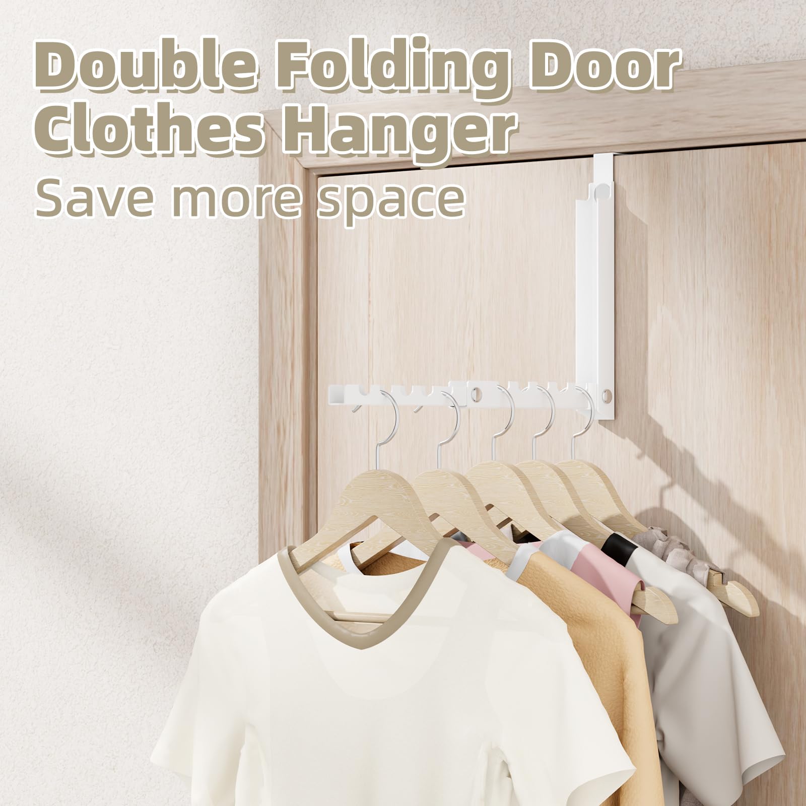 BAKON Over The Door Hooks anti-scratch pads protect surfaces
