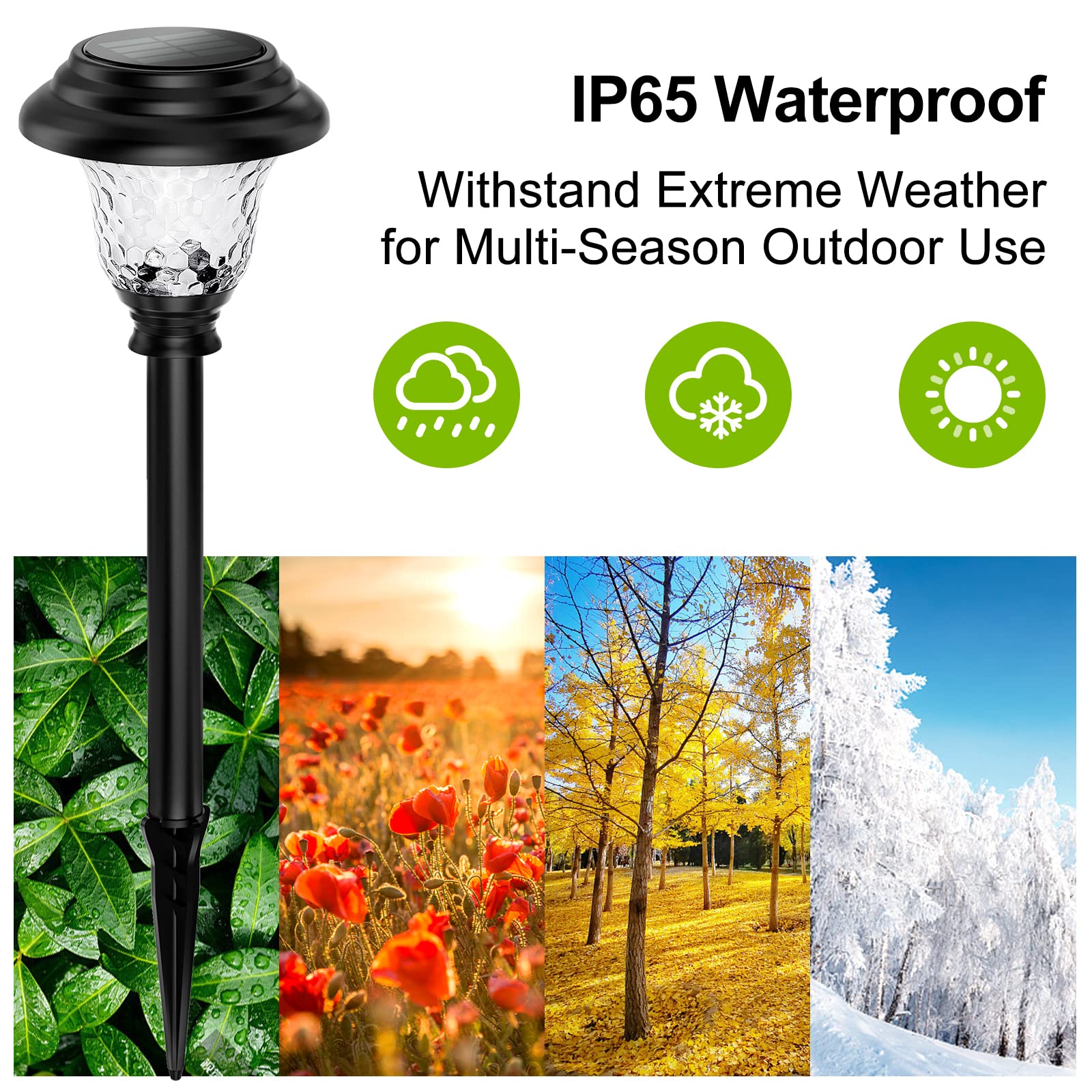 Balhvit easy-install ground stakes help you place lights quickly without wiring.