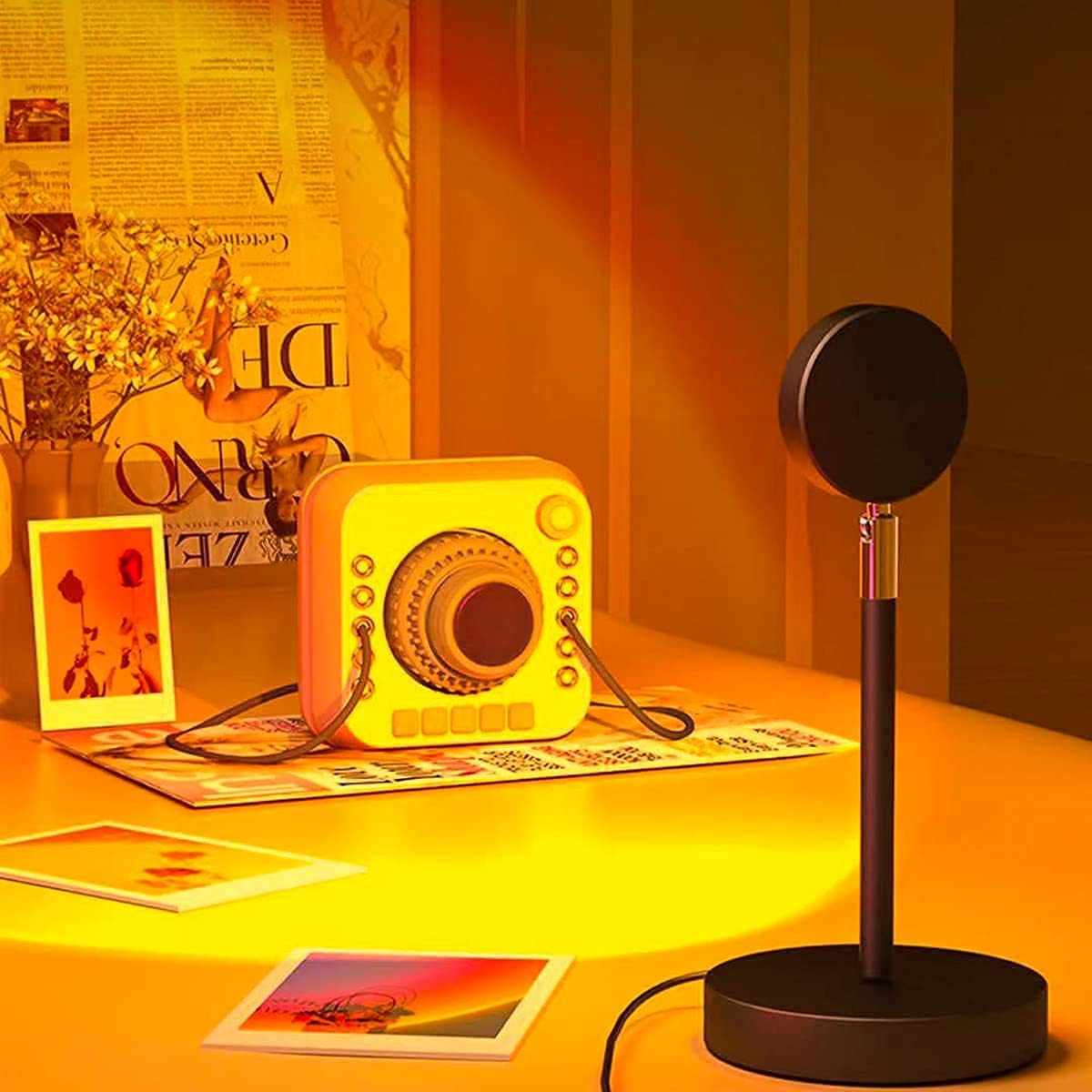 Balkwan Sunset Lamp floor-stand provides stable, tall placement
