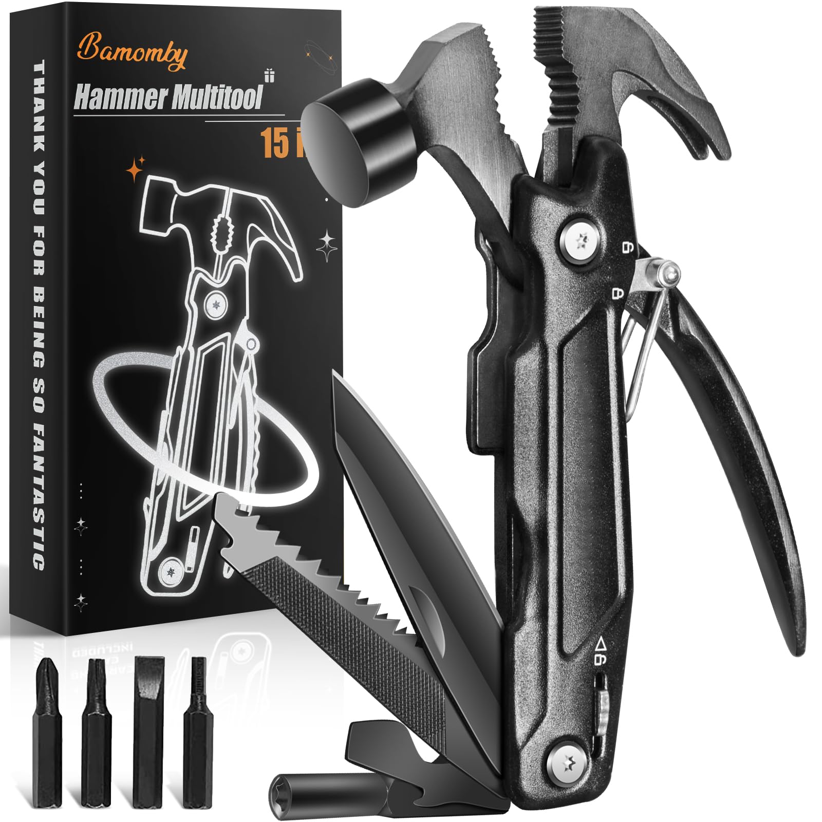 Bamomby hammer multitool 15-in-1 open view for quick field fixes