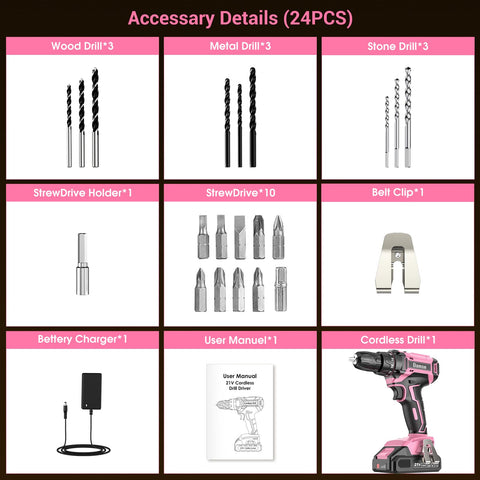Bamse 20-piece bit set expands drill versatility for DIY