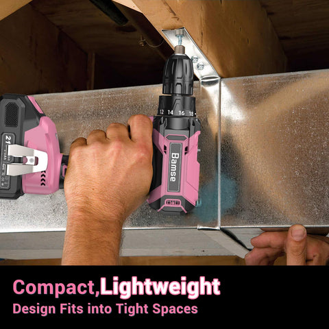Bamse LED work light helps precise drilling in dim spaces