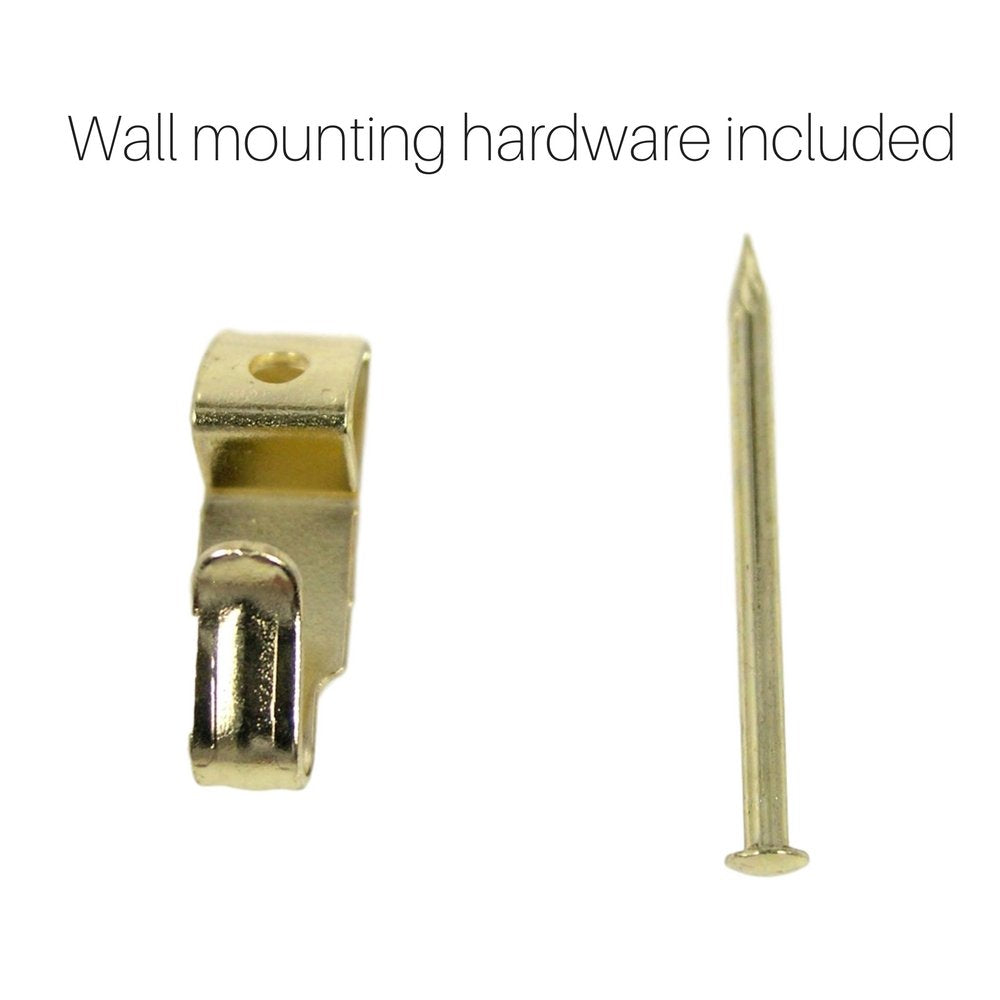BANBERRY DESIGNS plate hanger with hook and nail included for easy mounting