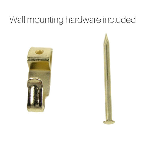 BANBERRY DESIGNS plate hanger with hook and nail included for easy mounting