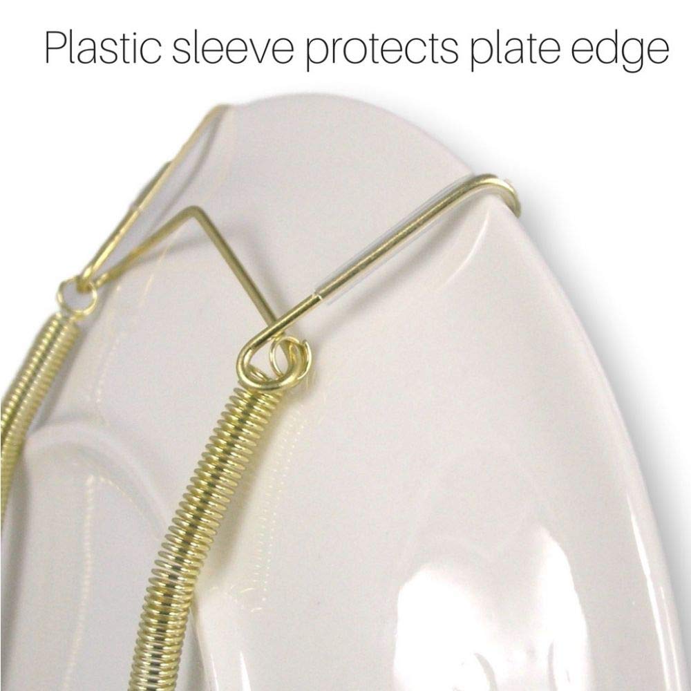 BANBERRY DESIGNS four-pack plate hangers offer convenient wall display