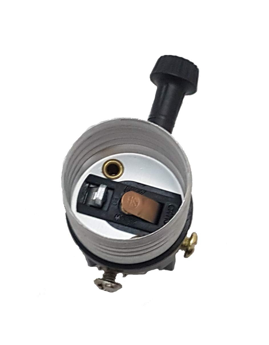 B&P Lamp 3‑way turn knob socket enabling versatile lighting control