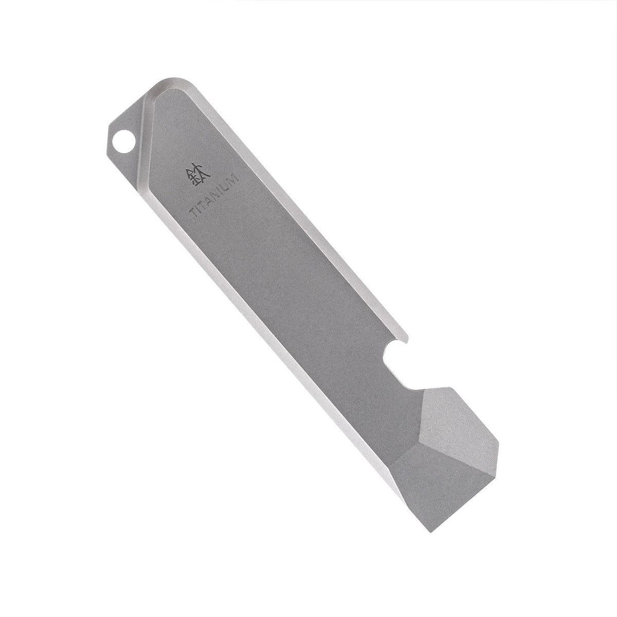 Bang Ti Titanium EDC Pry Bar with bottle opener for quick access on the go.