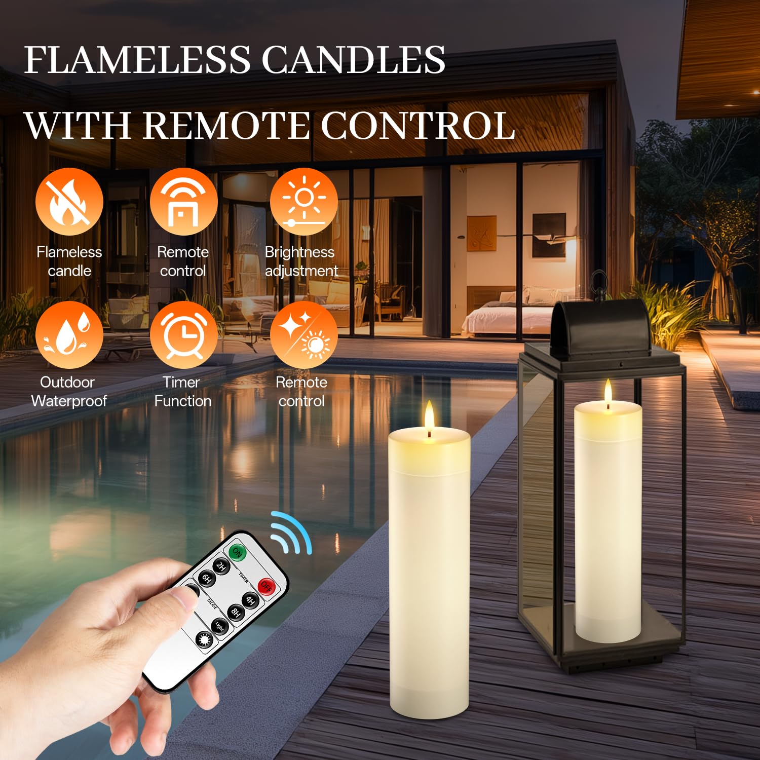BangJiaju two-pack provides extended mood lighting for events and dinners.
