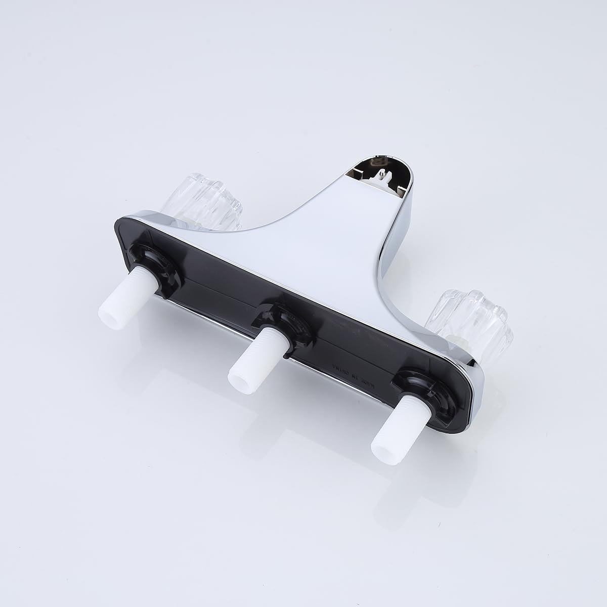 BANOSE acrylic knob faucet assembly with clear handles for smooth temperature control