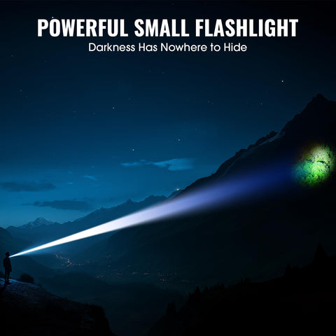 Banral K518 compact EDC flashlight with convenient pocket clip