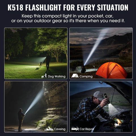 Banral K518 pocket clip attached for easy carry