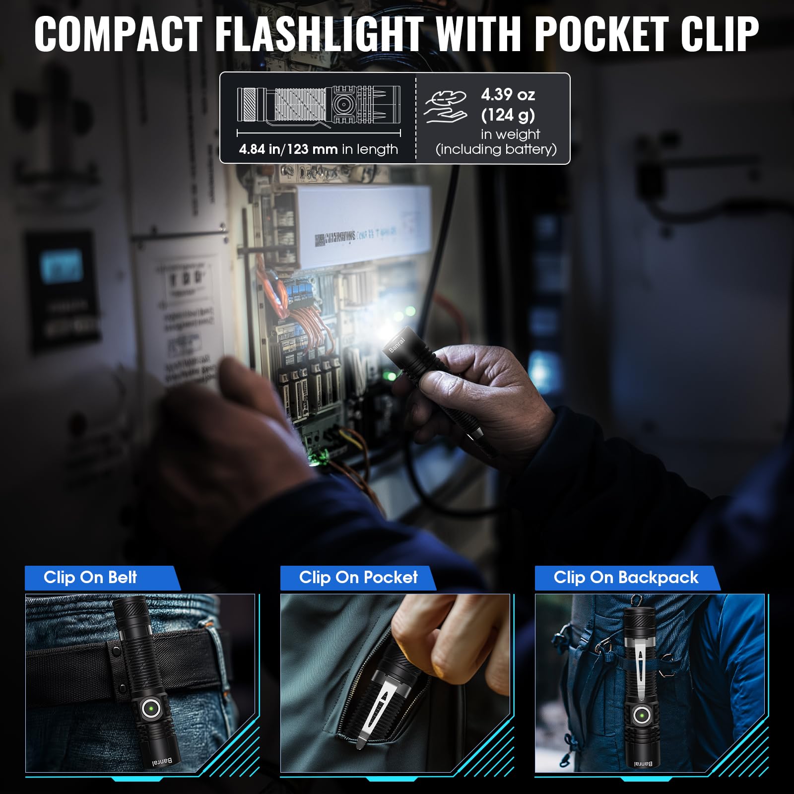 Banral K518 Type-C recharge port for fast charging