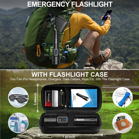 Banral flashlight drops tested up to 10 feet for reliable field use
