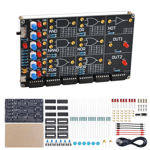 BANRIA DIY Logic Gate Kit contents show hands-on learning opportunities.
