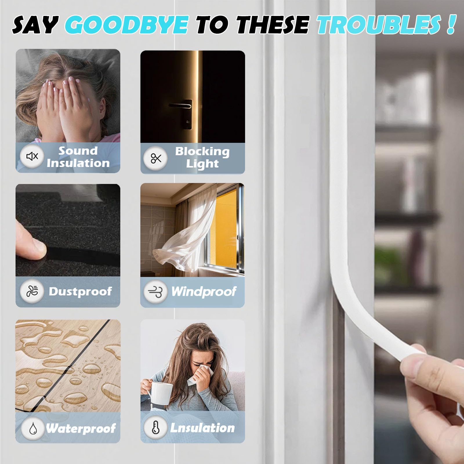 Bantie adhesive application guide helps secure seal for lasting hold.