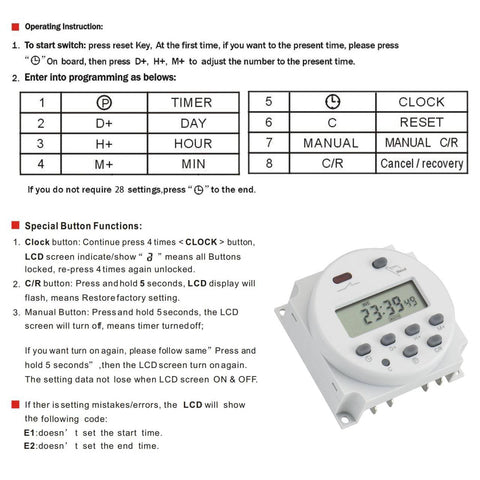 Baomain 12V input powering the control logic