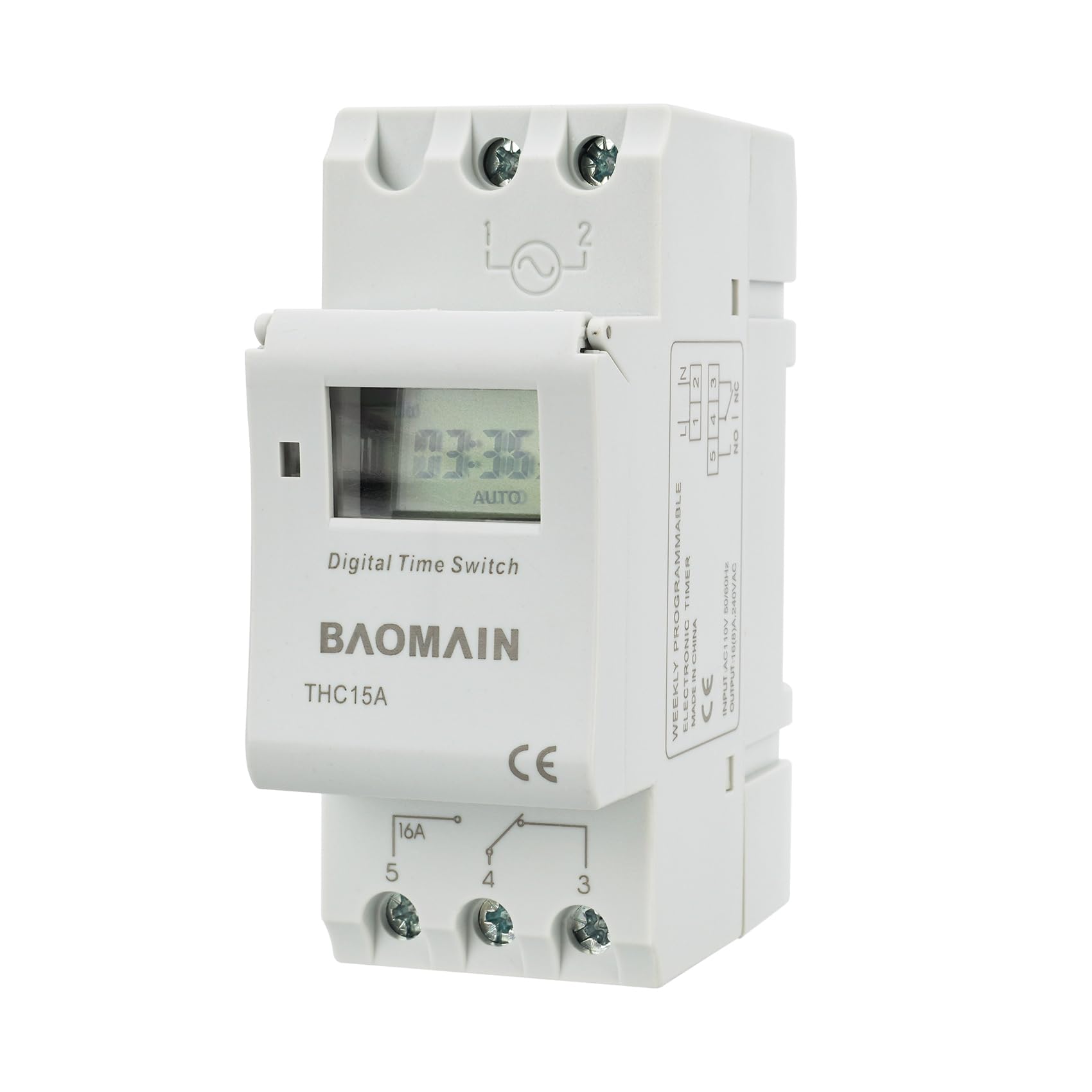 Baomain THC15A timer LCD display for precise scheduling