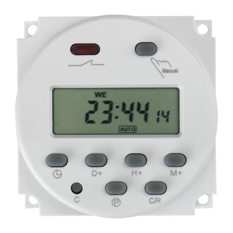 Baomain time switch relay with LCD display for easy scheduling and monitoring