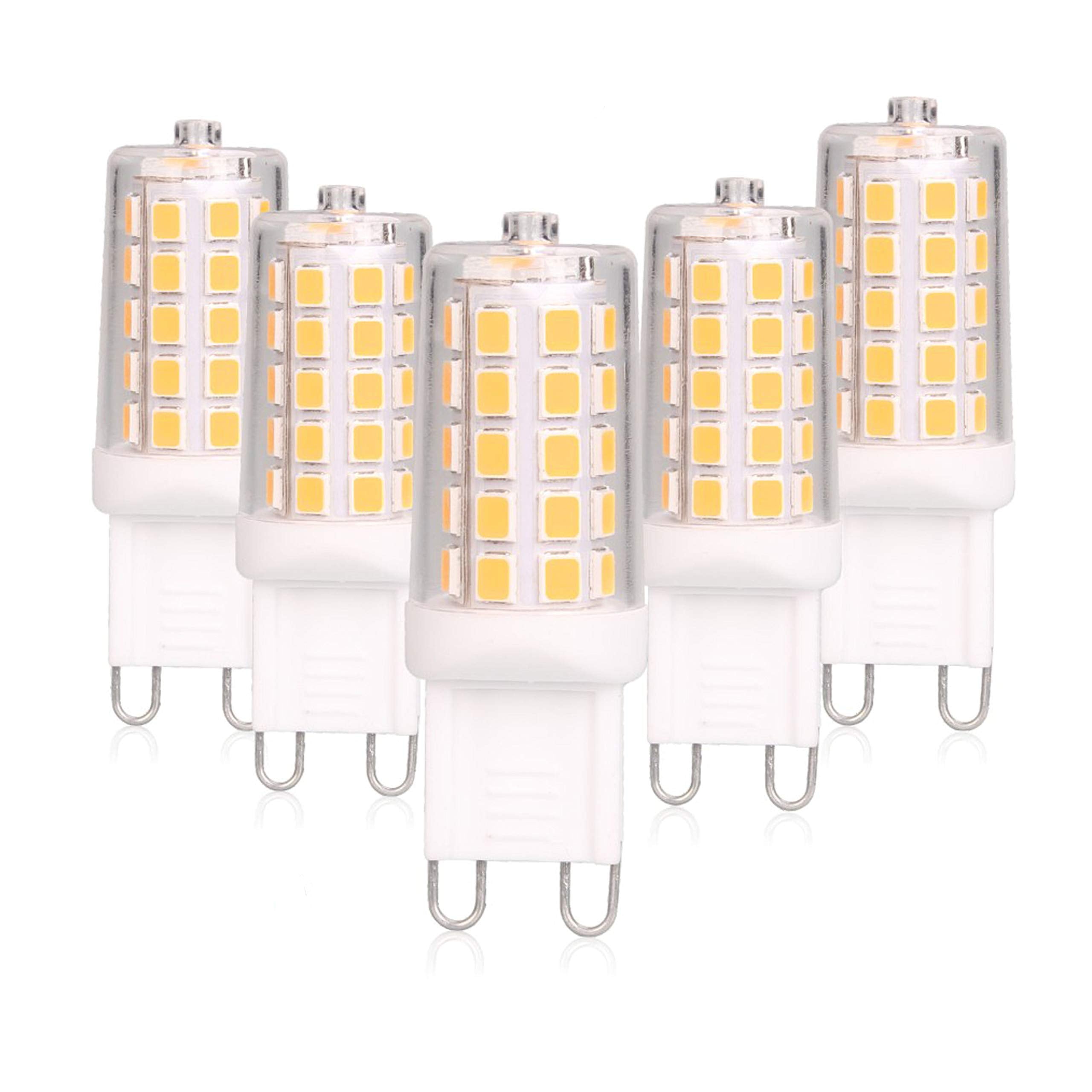 BAOMING G9 LED bulb close-up showing ceramic base and heat resistance