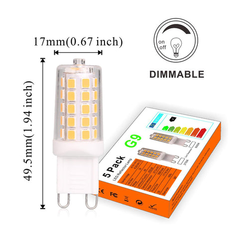 BAOMING G9 LED bulb no flicker across dimmer levels