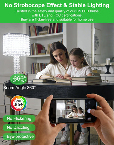 BAOMING G9 4W equals 40W, cutting energy use