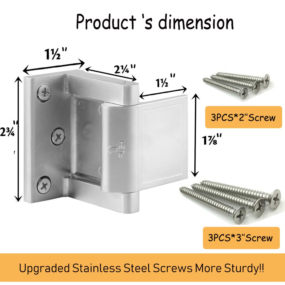 BAOWEIJD installation guide for door-frame mounting and frame alignment.