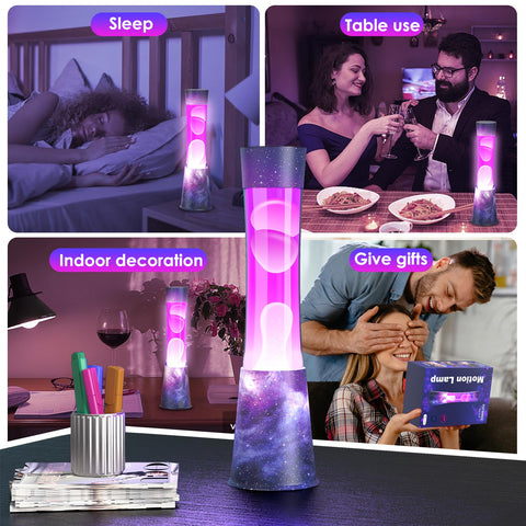 BAPOLE Liquid Motion Lamp with durable design built for long-lasting decoration.
