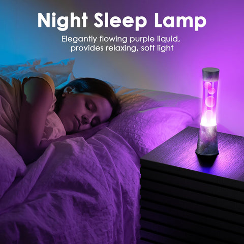 BAPOLE Liquid Motion Lamp uses an energy-saving bulb to reduce power use.