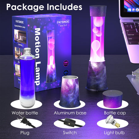 BAPOLE Liquid Motion Lamp relaxing glow ideal for study or winding down.