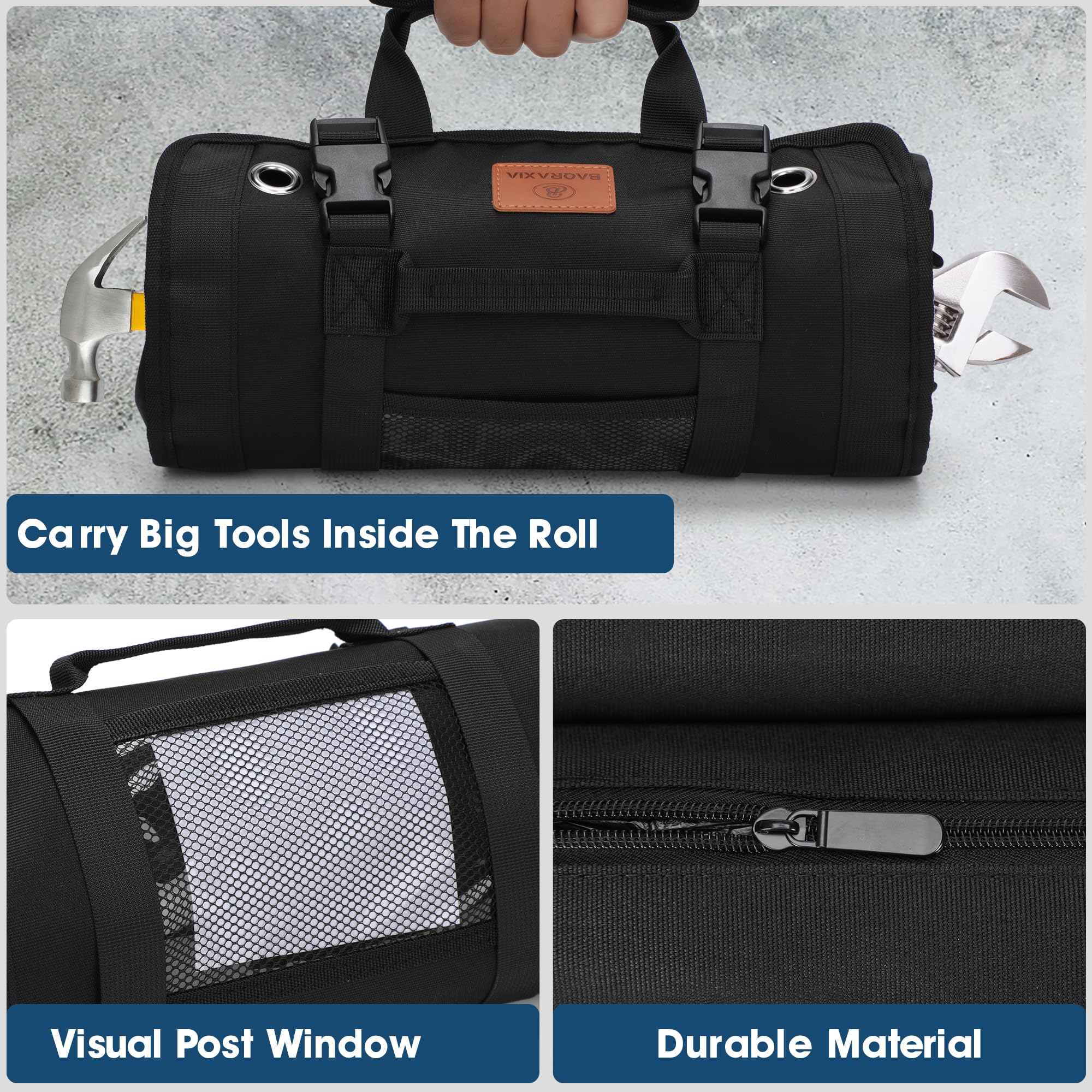 BAQRAXIA keeps tools organized on car, truck, or boat.