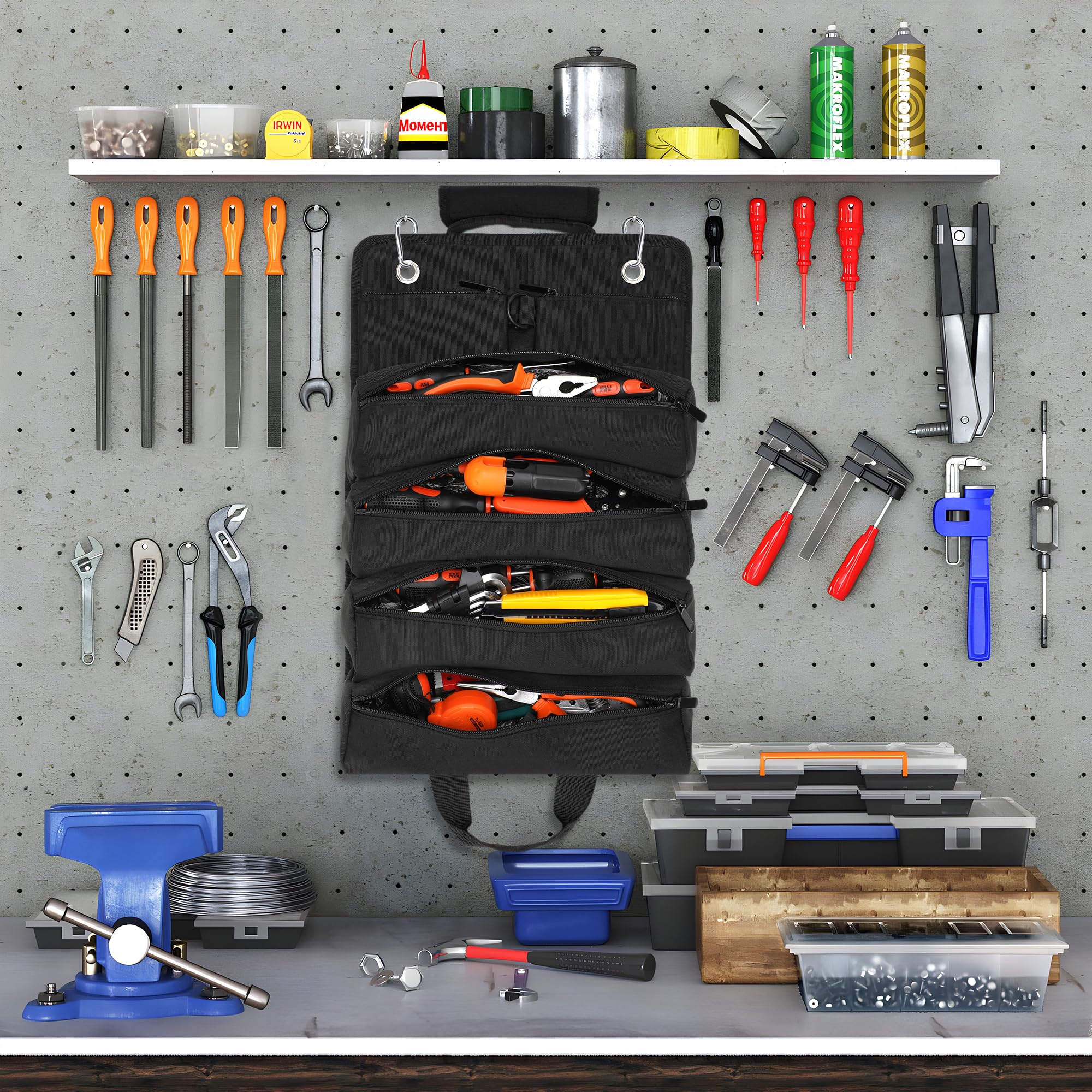BAQRAXIA tool bag makes a practical gift for men.