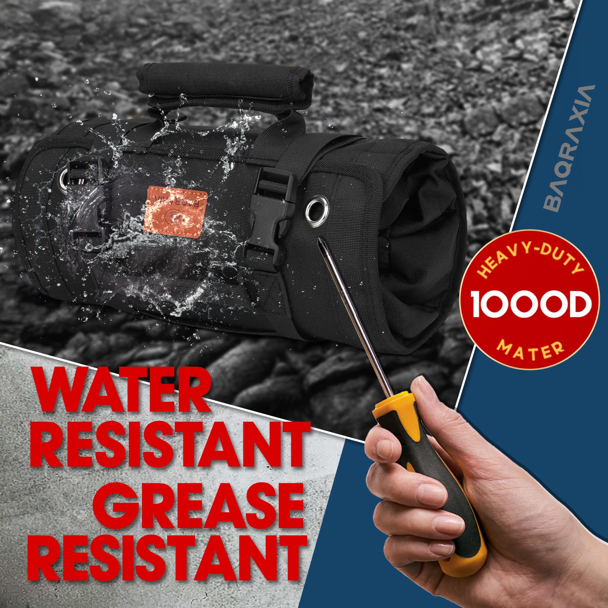 BAQRAXIA roll-up bag ideal for professionals and hobbyists.