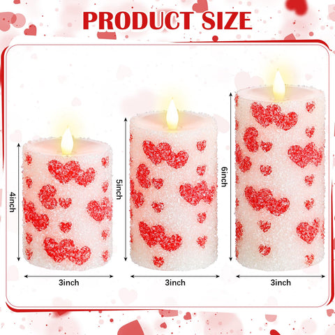 Baquler 5-inch LED pillar candle adds layered height to centerpieces.