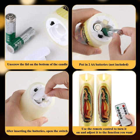 Baquler dripless candle prevents wax mess on furniture during ceremonies.