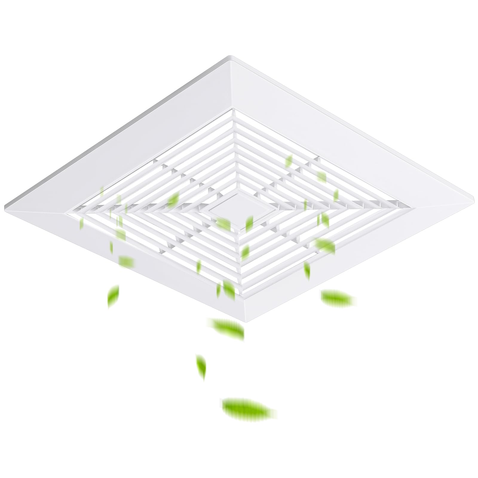 Baquler square exhaust fan cover 11x11 with springs for easy installation