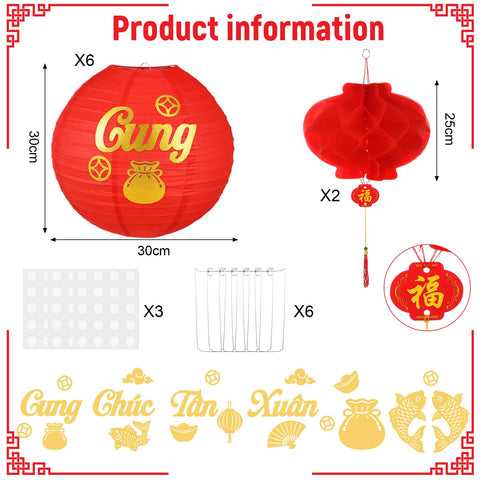 Baquler small round red lanterns add compact brightness to tables