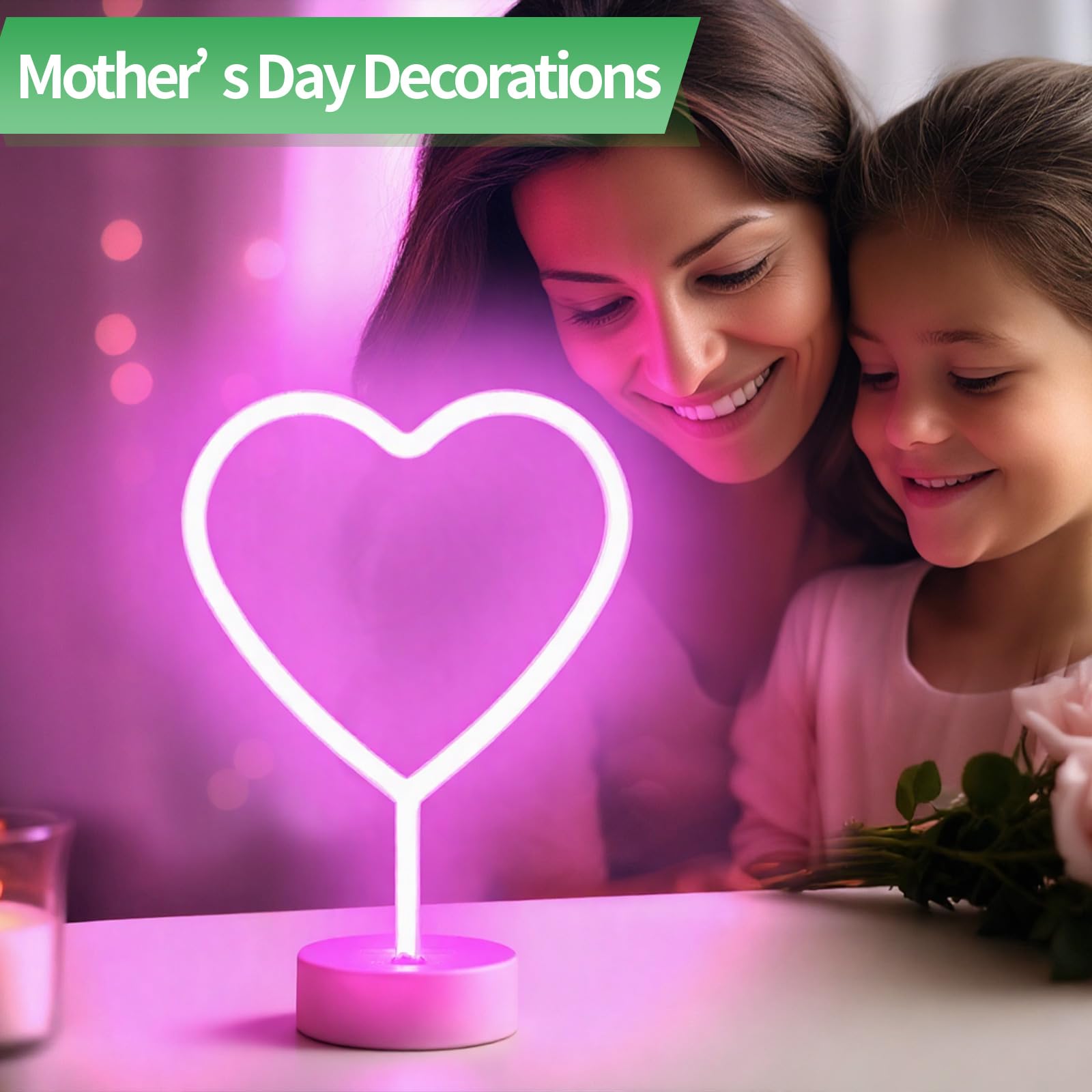 Baquler shamrock neon glow brightens parties and photos.