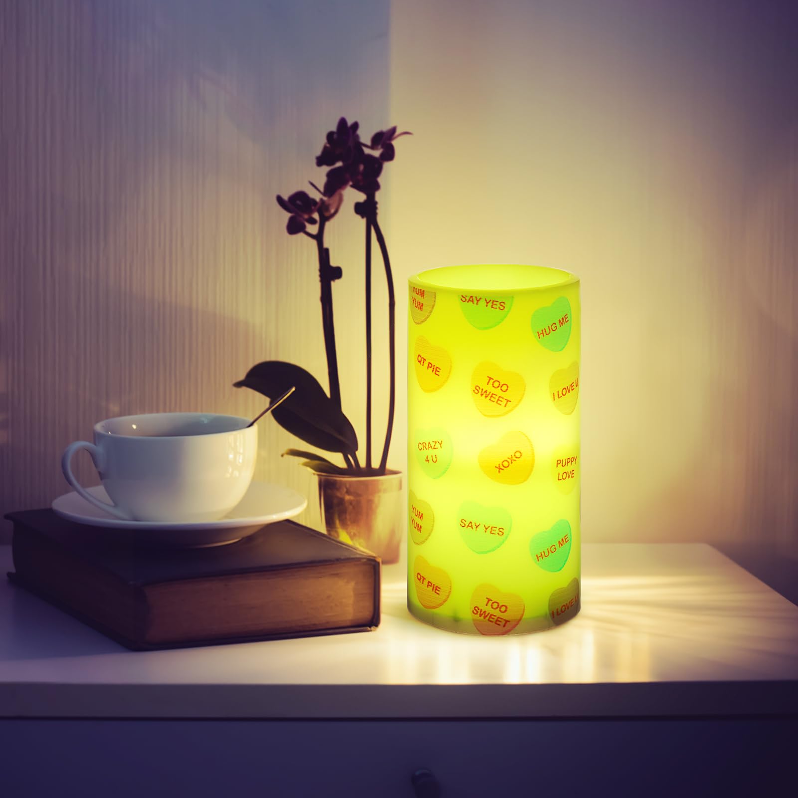 Baquler durable plastic candles for long-lasting decor