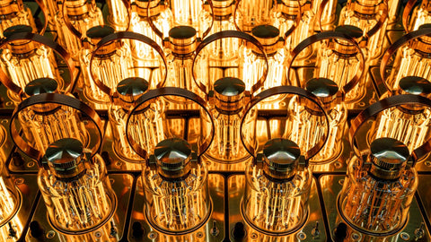 Durable polycarbonate lens guards the LED in varied environments.