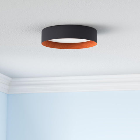 Bargeni ceiling light showcases wood interior, ideal for kitchen or dining area.