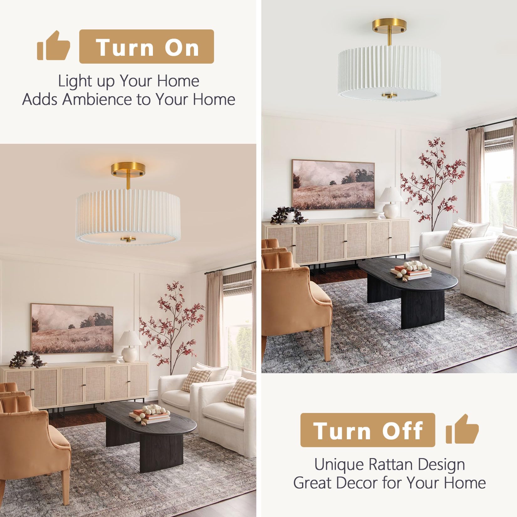 Bargeni dining room ceiling light ready for easy installation