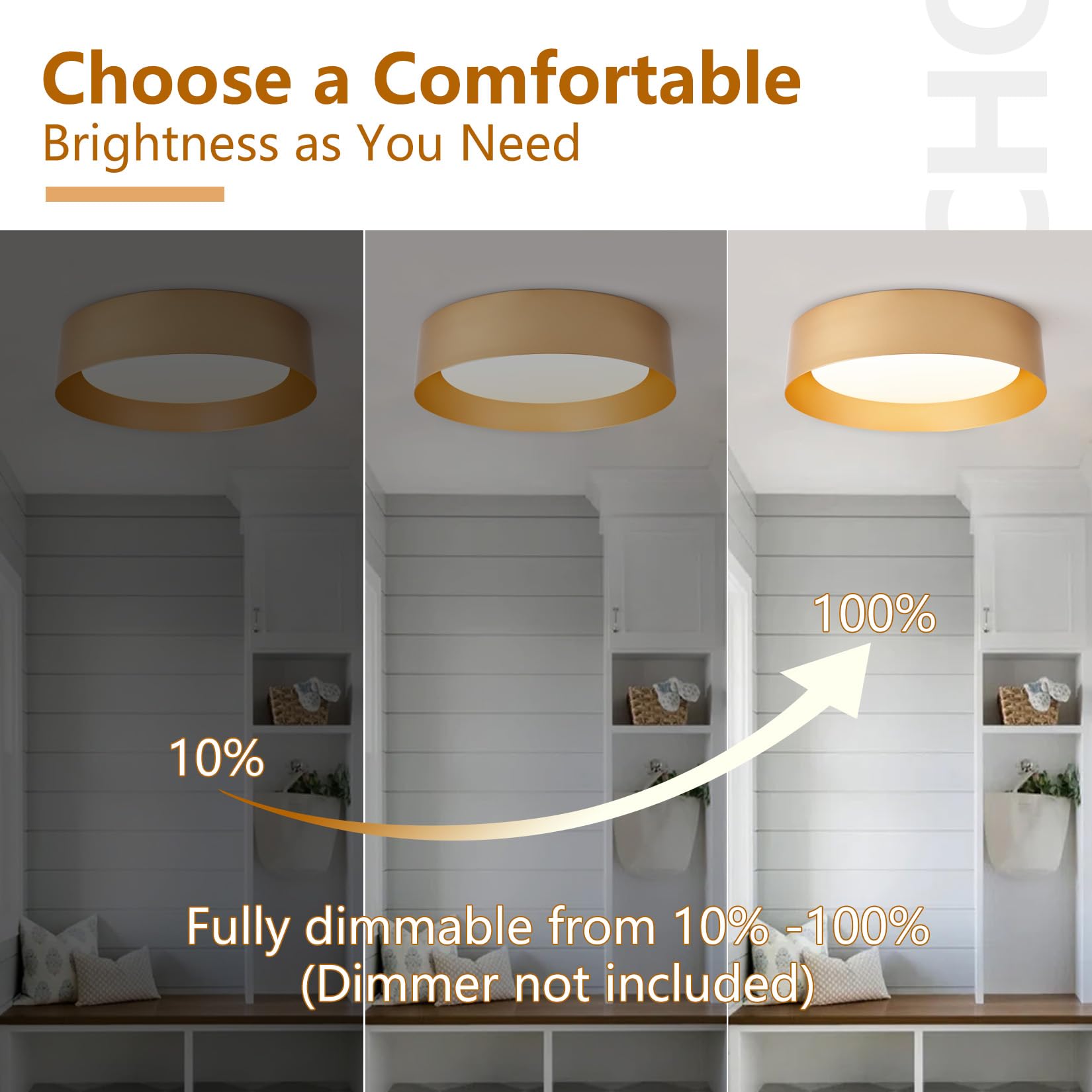 Bargeni bedroom ceiling light with easy installation and low upkeep.