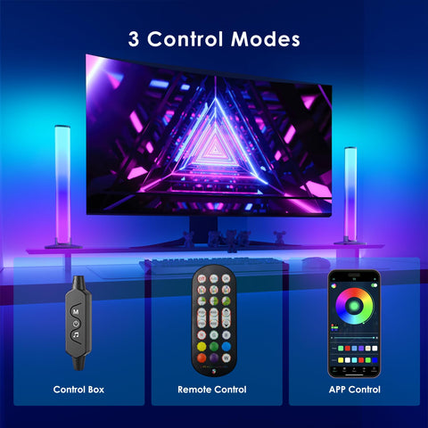 Barhootao RGB Light Bar remote control for convenient setup